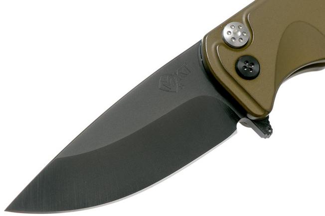 Imagen para Medford Smooth Criminal PVD S35VN, Gold Yellow Aluminium navaja