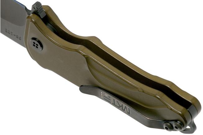 Imagen para Medford Smooth Criminal PVD S35VN, Gold Yellow Aluminium navaja