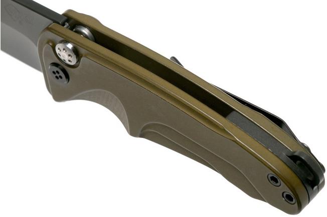 Imagen para Medford Smooth Criminal PVD S35VN, Gold Yellow Aluminium navaja