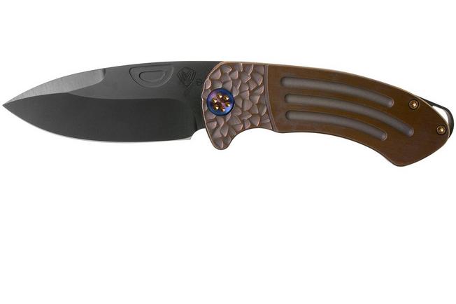 Bild für Medford Theseus, PVD S35VN, Bronze Peaks & Valleys Handle Taschenmesser
