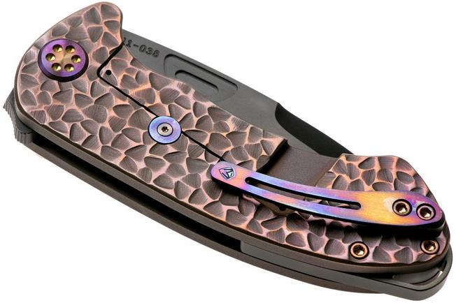 Bild für Medford Theseus, PVD S35VN, Bronze Peaks & Valleys Handle Taschenmesser