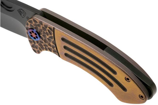 Bild für Medford Theseus, PVD S35VN, Bronze Peaks & Valleys Handle Taschenmesser