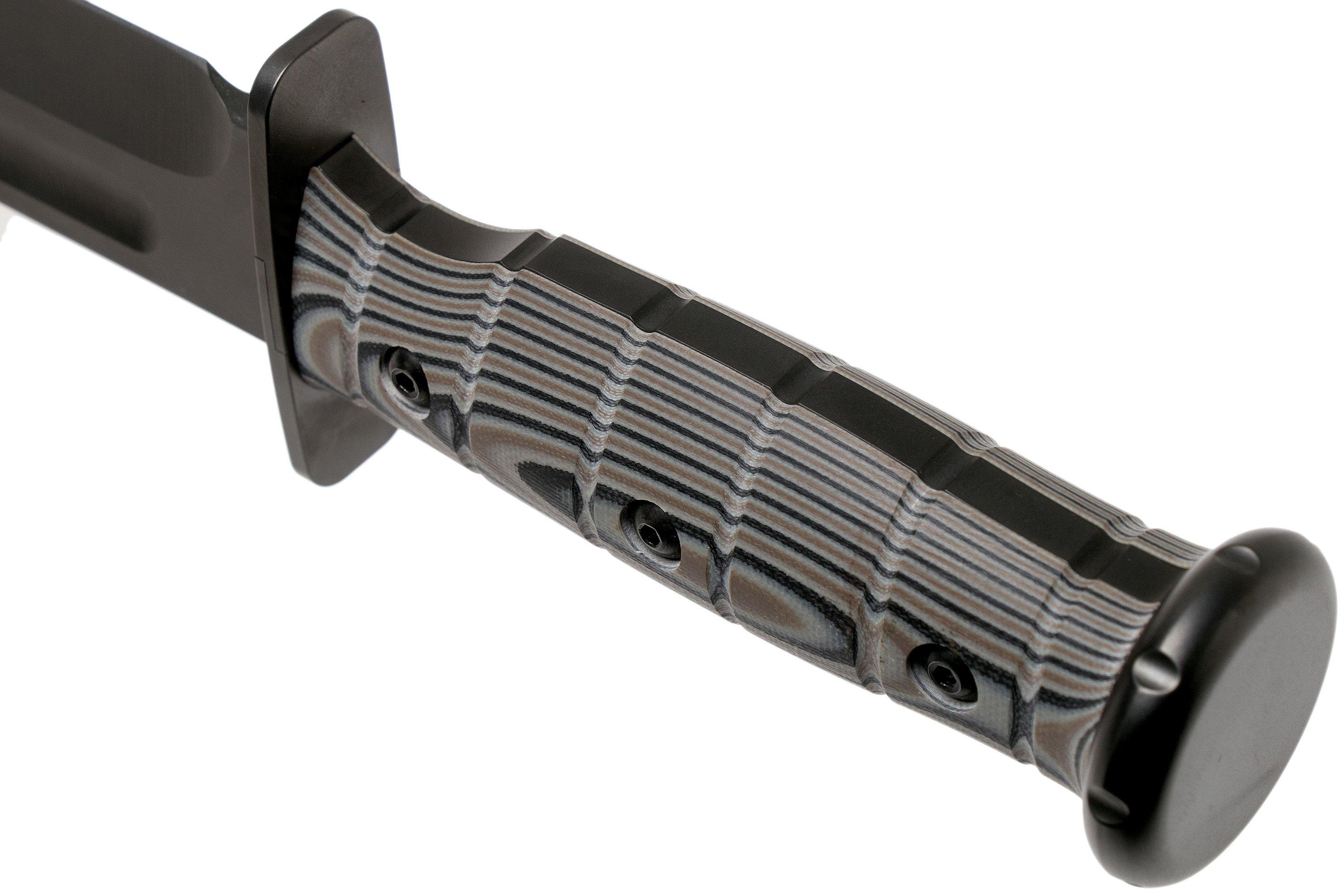 Medford USMC Fighter S35VN Fixed Blade, Black PVD, Multicolour Coyote