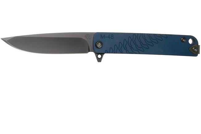 Imagen para Medford M-48 S35VN, PVD Blade, Blue Handle, PVD Hardware navaja