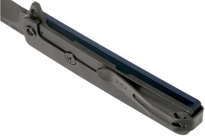 Imagen para Medford M-48 S35VN, PVD Blade, Blue Handle, PVD Hardware navaja