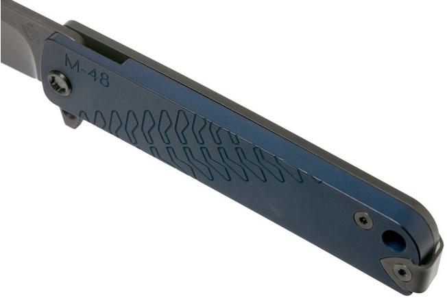 Imagen para Medford M-48 S35VN, PVD Blade, Blue Handle, PVD Hardware navaja
