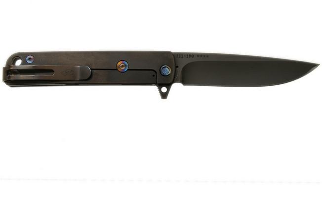 Imagen para Medford M-48 S35VN, Black PVD Blade, PVD Handle, Flamed Hardware navaja