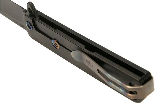Imagen para Medford M-48 S35VN, Black PVD Blade, PVD Handle, Flamed Hardware navaja