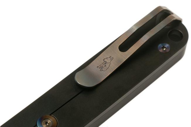 Imagen para Medford M-48 S35VN, Black PVD Blade, PVD Handle, Flamed Hardware navaja
