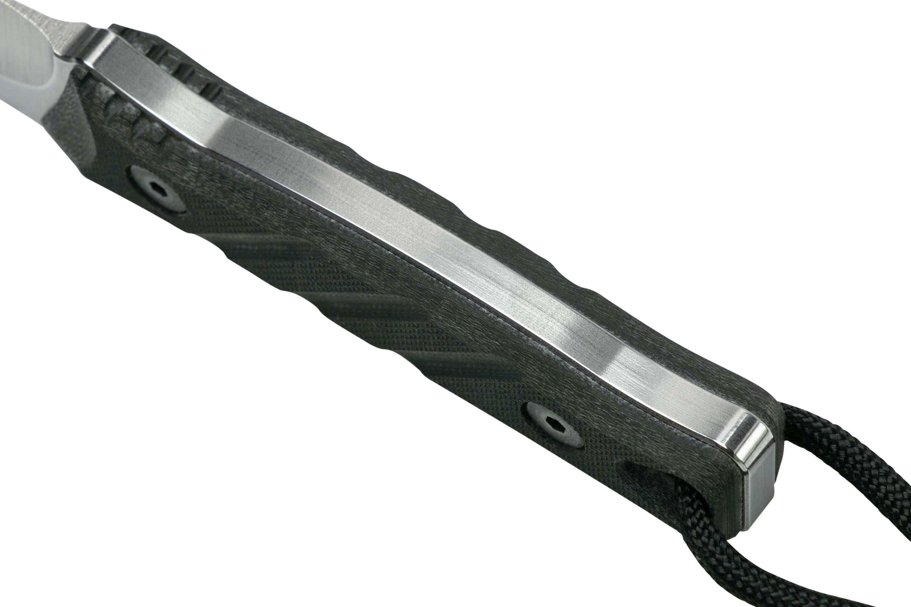 Medford Medford Necromancer S35VN, Tumbled Blade, Black G10 Handle