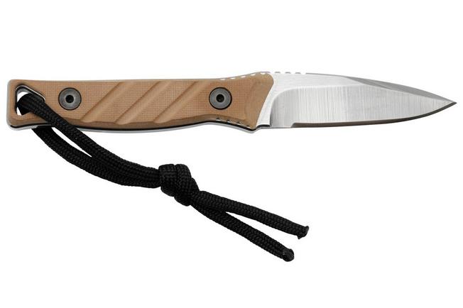 Imagen para Medford Necromancer S35VN Tumbled Blade, Coyote G10 Handle, cuchillo de cuello