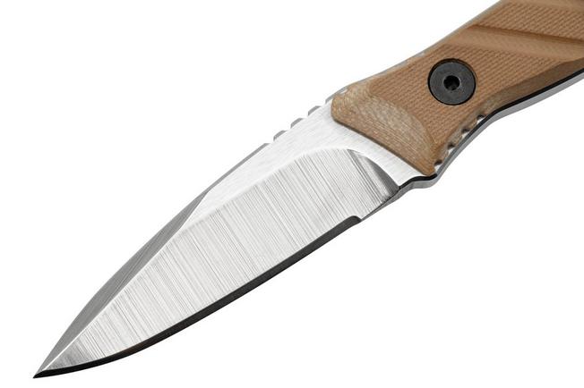 Imagen para Medford Necromancer S35VN Tumbled Blade, Coyote G10 Handle, cuchillo de cuello