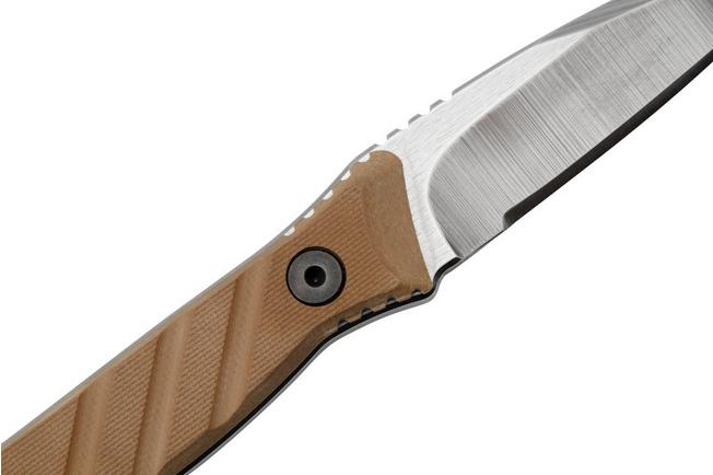 Imagen para Medford Necromancer S35VN Tumbled Blade, Coyote G10 Handle, cuchillo de cuello