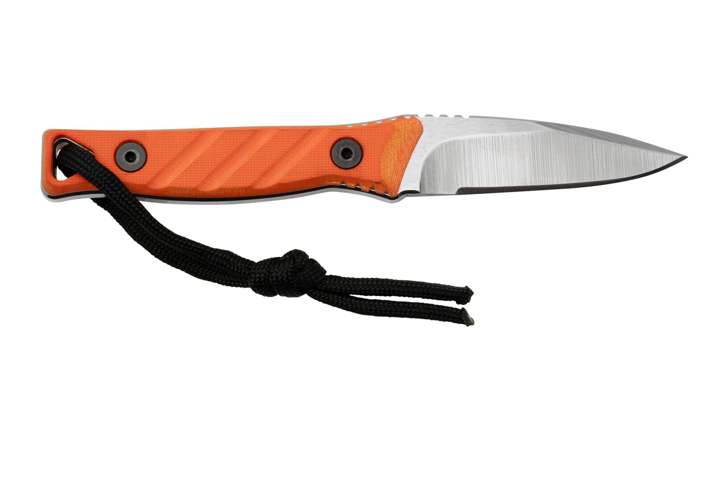 Medford Necromancer S35VN Tumbled Blade, Orange G10 Handle, nekmes