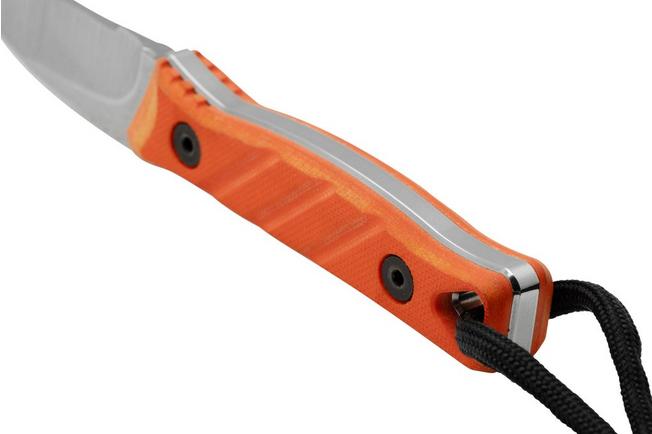 Imagen para Medford Necromancer S35VN Tumbled Blade, Orange G10 Handle, cuchillo de cuello