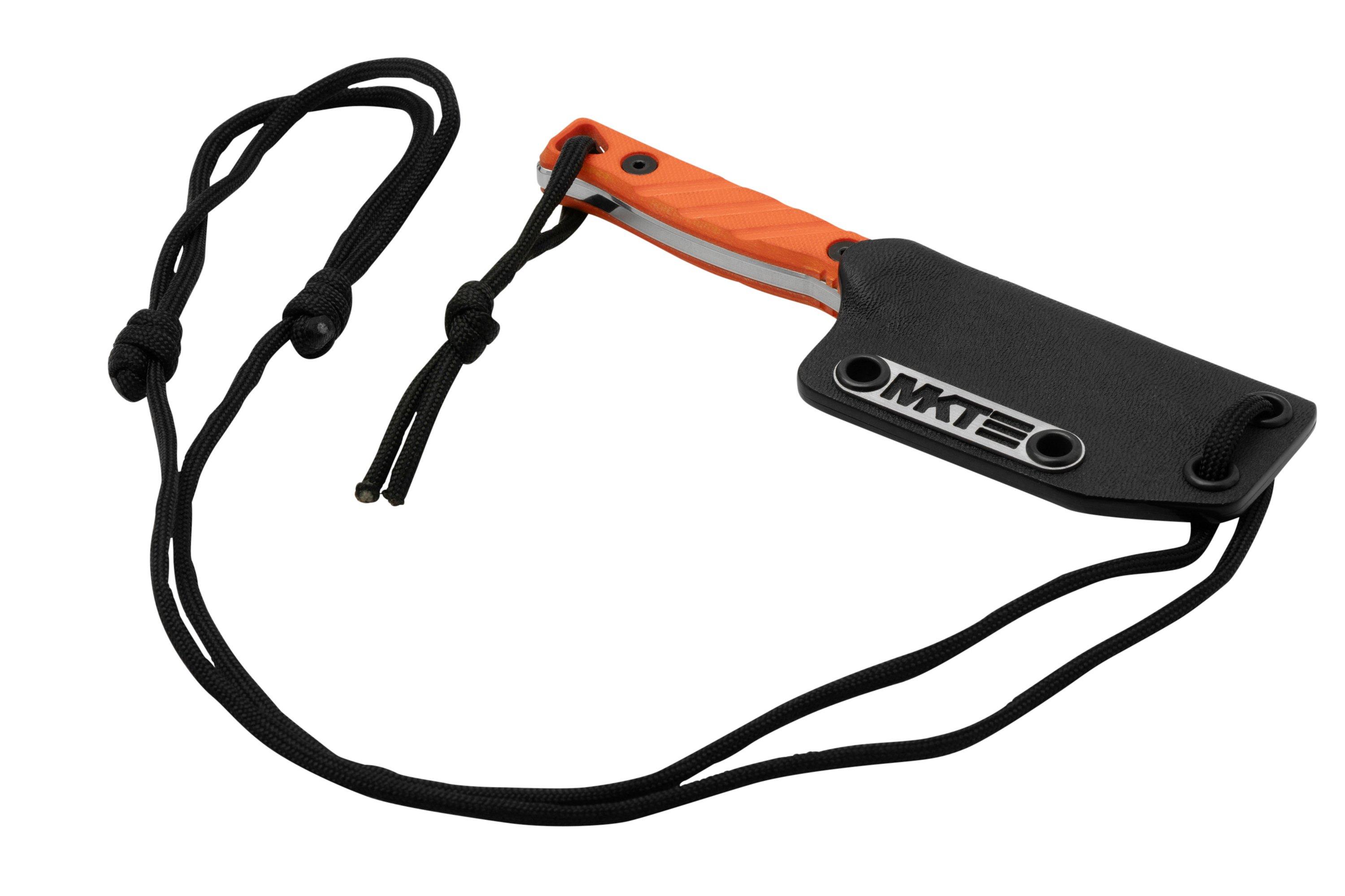 Medford Necromancer S35VN Tumbled Blade, Orange G10 Handle, nekmes