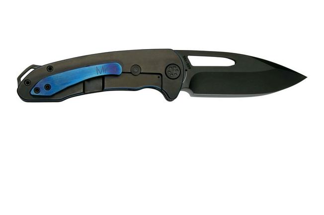 Imagen para Medford On Belay S35VN, PVD Drop Point, Faced Flamed Galaxy Handle, PVD Hardware navaja