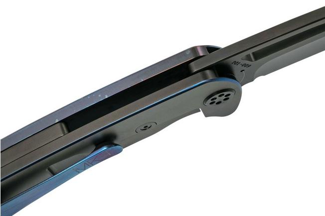 Imagen para Medford On Belay S35VN, PVD Drop Point, Faced Flamed Galaxy Handle, PVD Hardware navaja