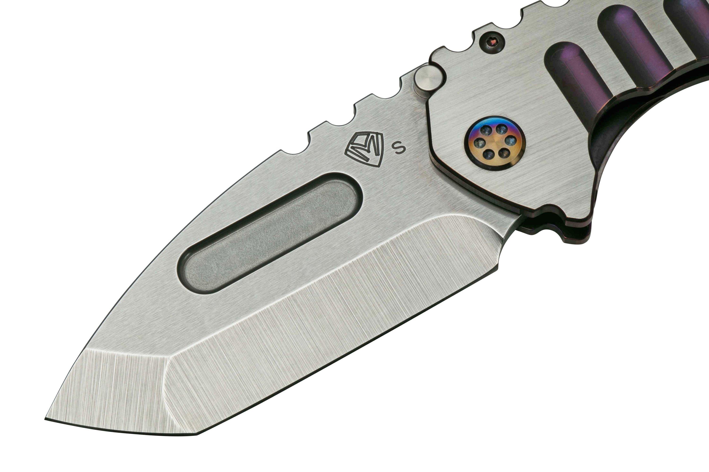 Medford Knives Praetorian T Tumbled Tanto / S35VN / Blue Fly Fishin - C.  Risner Cutlery LLC