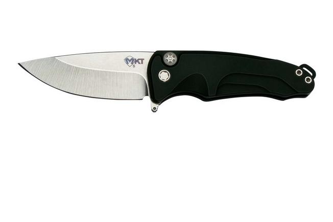 Bild für Medford Smooth Criminal S35VN Tumbled, Taschenmesser mit grünem Aluminiumgriff