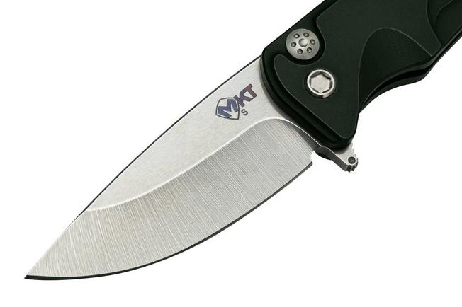 Bild für Medford Smooth Criminal S35VN Tumbled, Taschenmesser mit grünem Aluminiumgriff