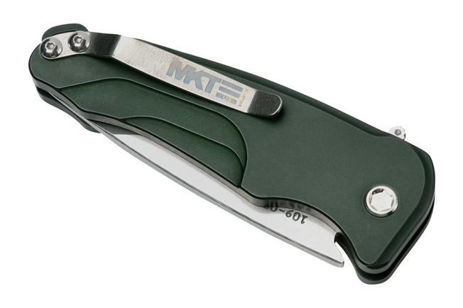 Bild für Medford Smooth Criminal S35VN Tumbled, Taschenmesser mit grünem Aluminiumgriff