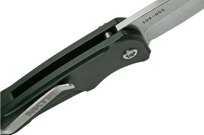 Bild für Medford Smooth Criminal S35VN Tumbled, Taschenmesser mit grünem Aluminiumgriff