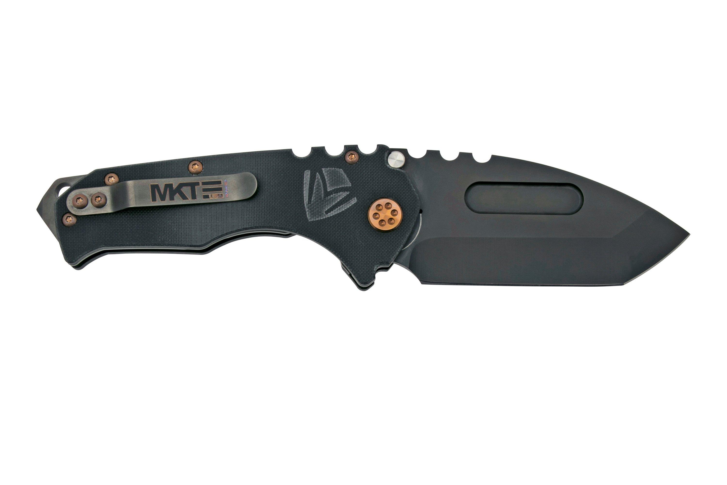 Medford Praetorian Scout M/P, D2 PVD Tanto, Black G10 navaja Compras