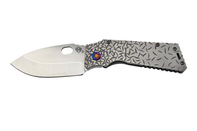 Imagen para Medford TFF-1 S35VN Tumbled, BB & Brsh Silver, Jasmine Fade Handle, navaja