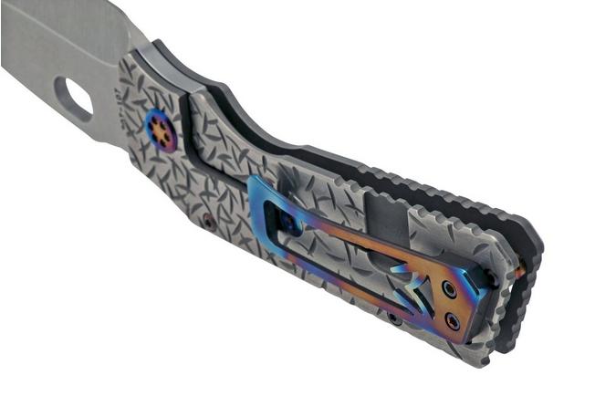 Imagen para Medford TFF-1 S35VN Tumbled, BB & Brsh Silver, Jasmine Fade Handle, navaja