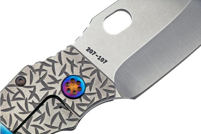 Imagen para Medford TFF-1 S35VN Tumbled, BB & Brsh Silver, Jasmine Fade Handle, navaja