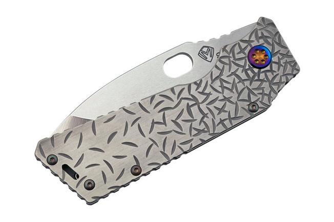 Imagen para Medford TFF-1 S35VN Tumbled, BB & Brsh Silver, Jasmine Fade Handle, navaja
