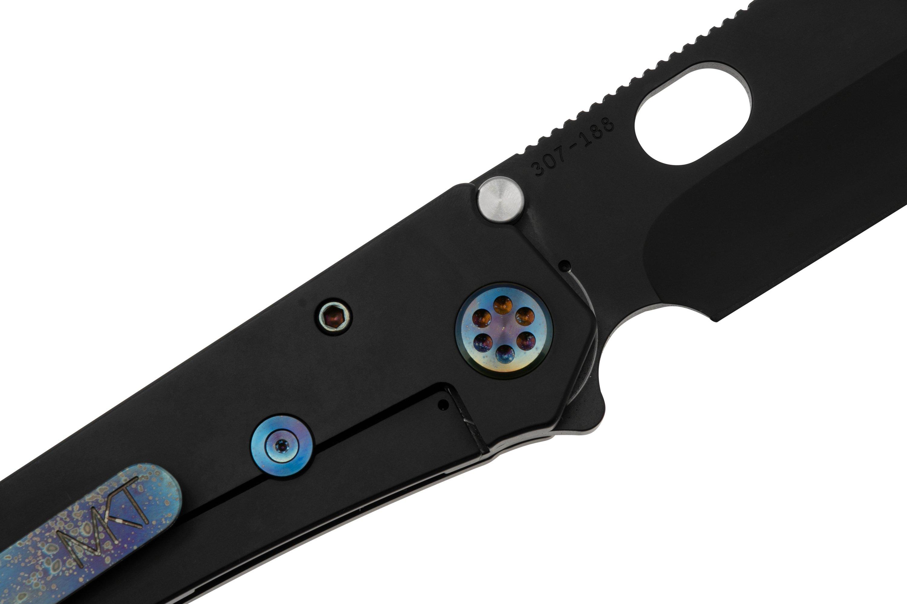 Medford 187 DP, D2 PVD Blade, PVD Handle, Flamed Hardware, Brushed