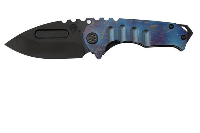 Imagen para Medford Genesis T, S45VN PVD Drop Point Blade, Faced Flamed Galaxy Handle navaja