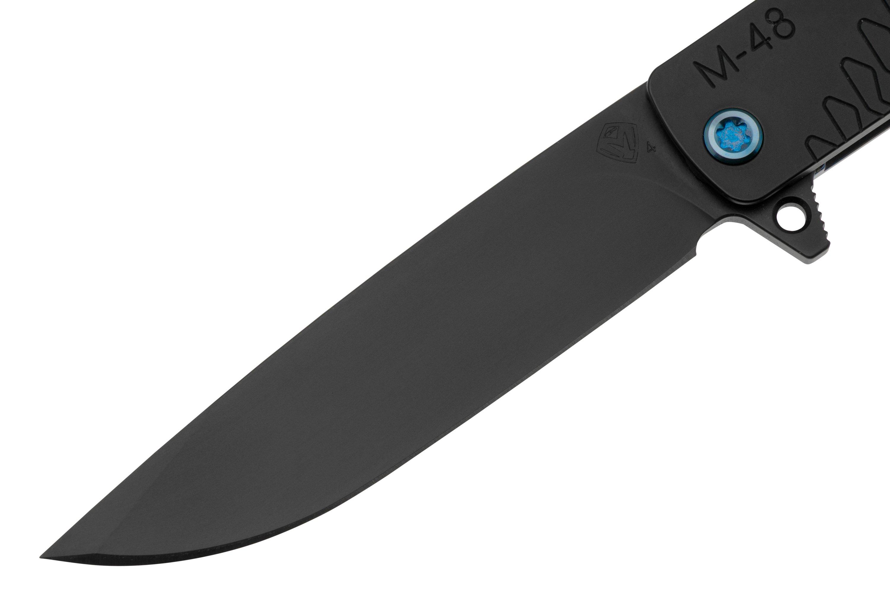 medford-m-48-s45vn-pvd-droppoint-black-handle-blue-spring-blue