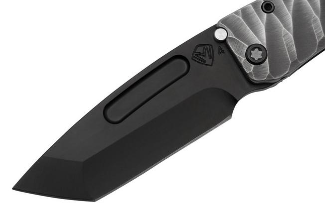 Imagen para Medford Midi Marauder, S45VN PVD Tanto Blade, BB Brushed Silver Predator Handle navaja
