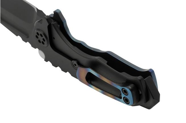 Imagen para Medford Micro T, S45VN PVD Tanto Blade, Faced Flamed Galaxy Handle navaja