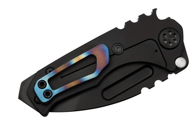 Imagen para Medford Micro T, S45VN PVD Tanto Blade, Faced Flamed Galaxy Handle navaja