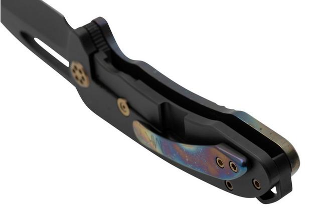 Imagen para Medford On Belay, S45VN PVD Blade, Faced Flamed Solar Flare Handle navaja