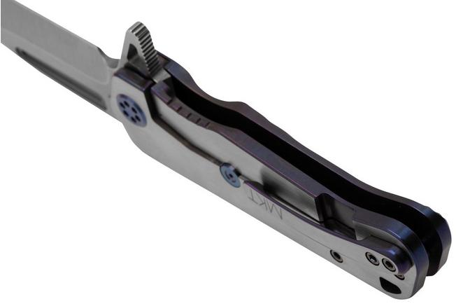 Imagen para Medford Proxima S45VN, Tumbled Blade, Violet Handle Silver Flats, Violet Hardware navaja