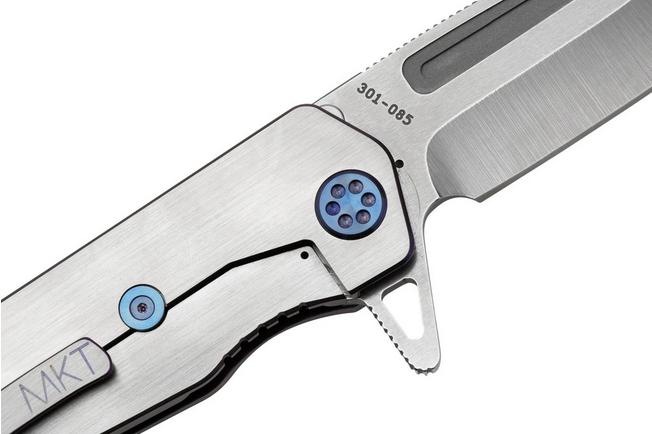 Imagen para Medford Proxima S45VN, Tumbled Blade, Violet Handle Silver Flats, Violet Hardware navaja