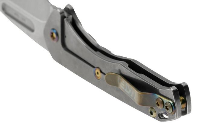 Imagen para Medford Praetorian Slim, S45VN Tumbled Droppoint, Tumbled Handles, Flame Hardware and Clip, navaja