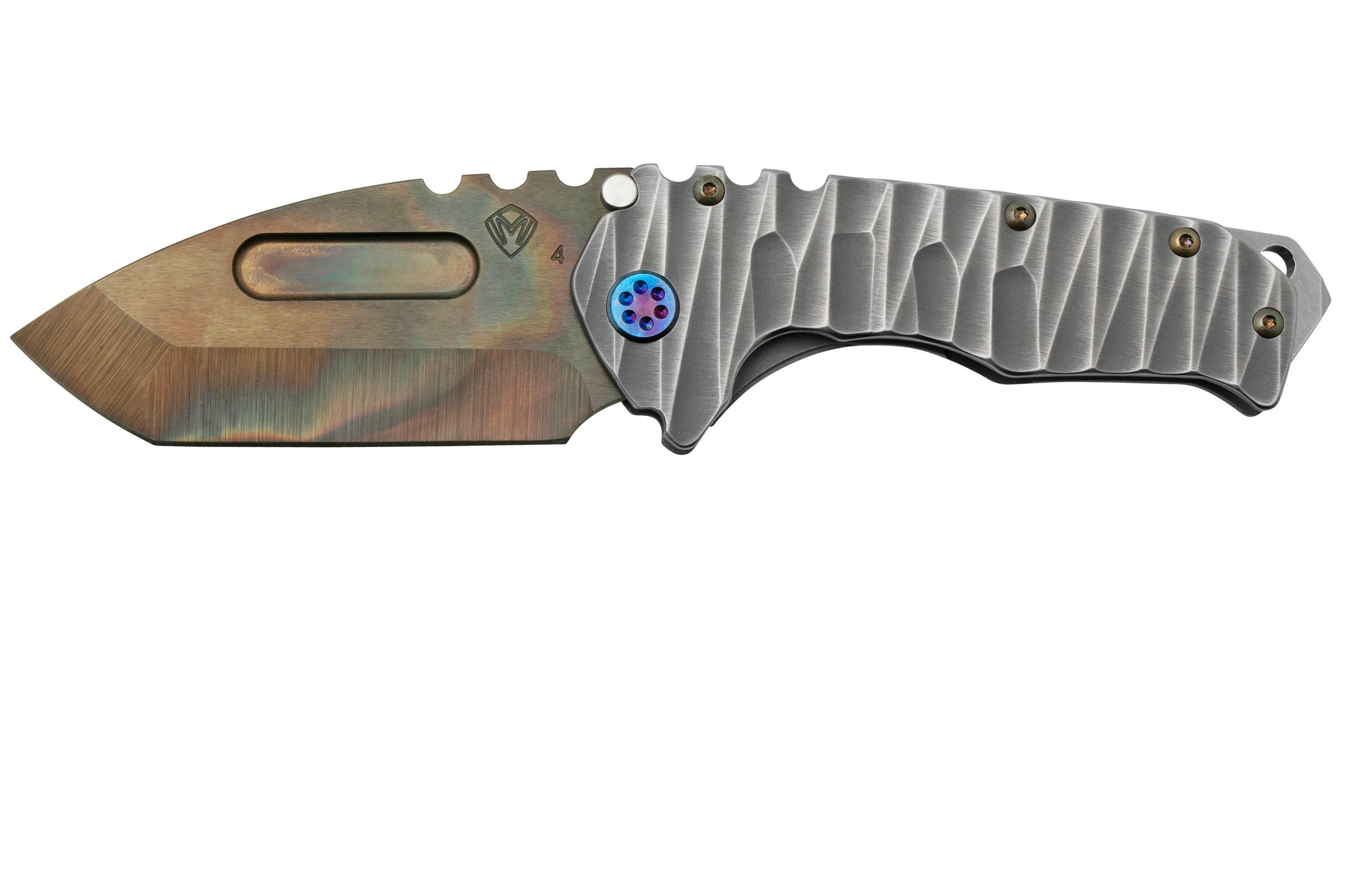 Medford Praetorian T, S45VN Vulcan Tanto, Lighting Handles, Flamed