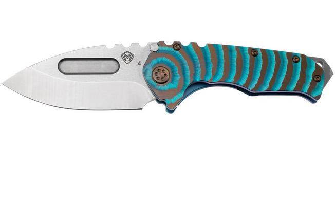 Bild für Medford Praetorian T S45VN Tumbled DP, Aqua Bronze Tremors, Taschenmesser