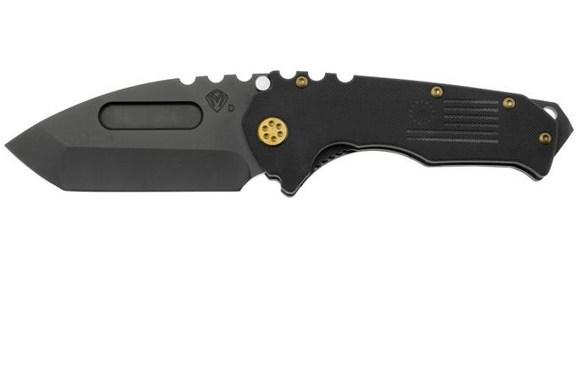 Imagen para Medford Scout M/P, D2 PVD Tanto, Black G10 Handles, Bronze Hardware, navaja