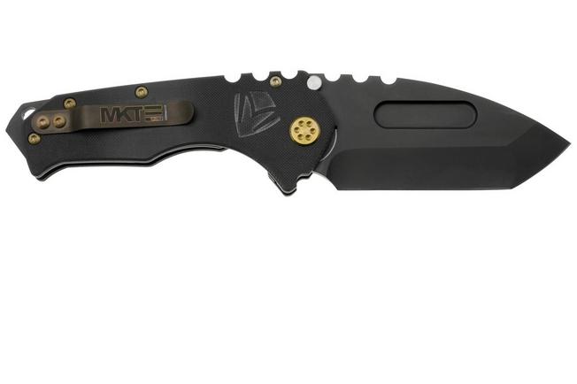 Imagen para Medford Scout M/P, D2 PVD Tanto, Black G10 Handles, Bronze Hardware, navaja