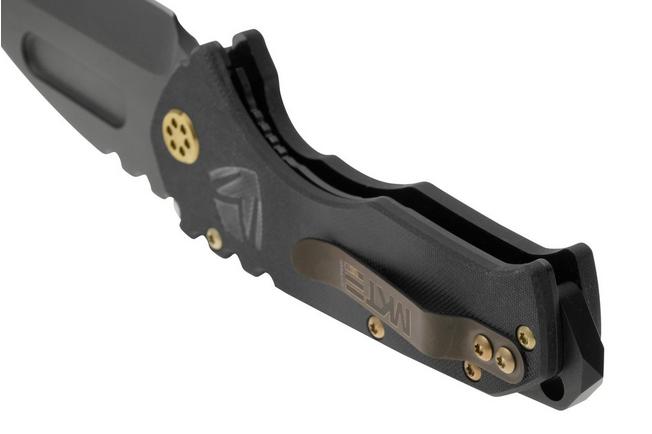 Imagen para Medford Scout M/P, D2 PVD Tanto, Black G10 Handles, Bronze Hardware, navaja