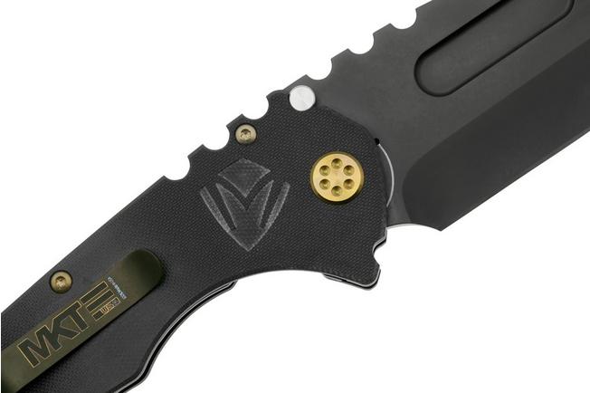 Imagen para Medford Scout M/P, D2 PVD Tanto, Black G10 Handles, Bronze Hardware, navaja