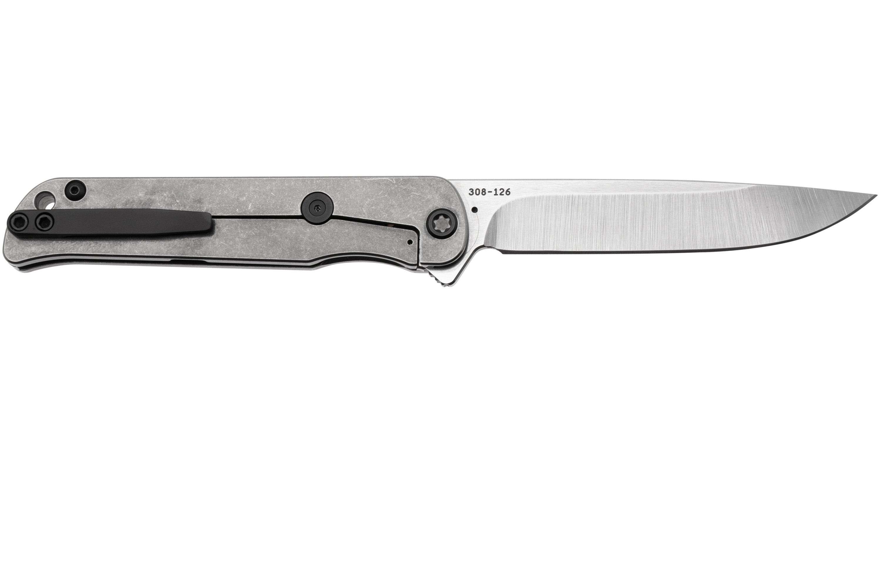 Medford T-Bone 23-TB-03, S45VN Tumbled Droppoint, Tumbled Titanium ...