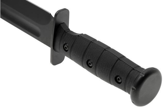 Imagen para Medford USMC Fighter 23-UF-01, S35VN PVD Blade, Black G10, cuchillo de supervivencia con funda de cuero